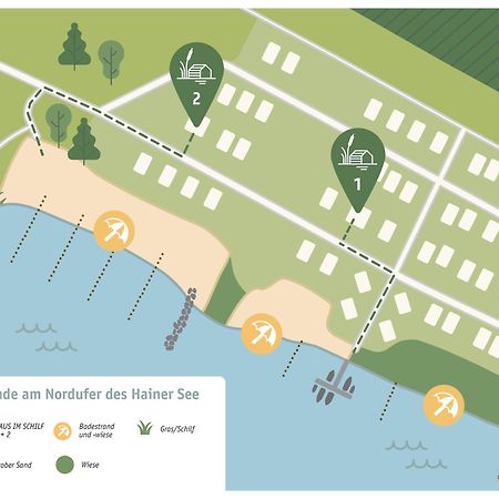 Haus Im Schilf 2 - Ferienwohnungen Am Hainer See Bei Leipzig Neukieritzsch Exterior foto