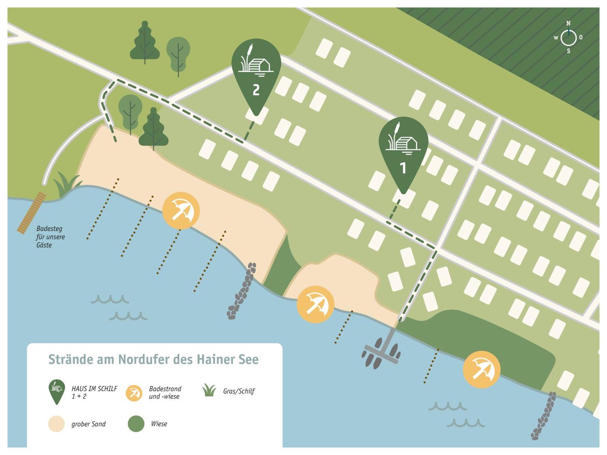 Haus Im Schilf 2 - Ferienwohnungen Am Hainer See Bei Leipzig Neukieritzsch Exterior foto
