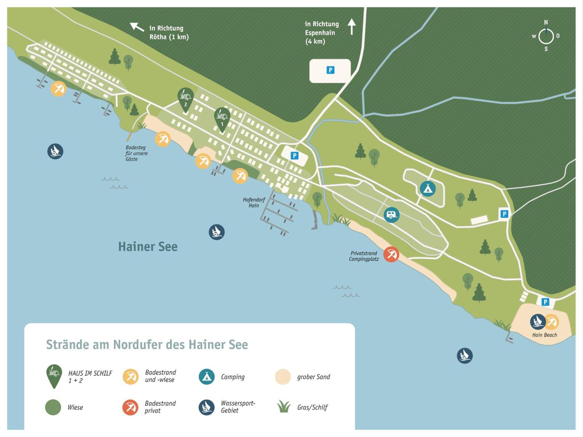 Haus Im Schilf 2 - Ferienwohnungen Am Hainer See Bei Leipzig Neukieritzsch Exterior foto